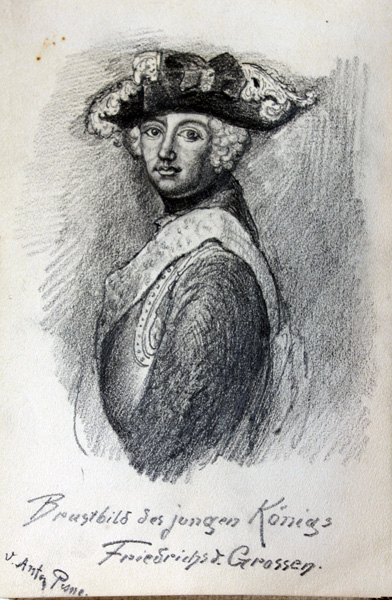 Friedrich der Große zeichnung