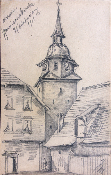 Garnisionskirche Zeichnung